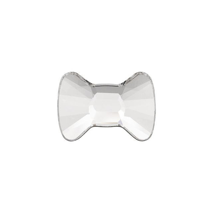 PRESTIGE Crystal, #2858 Bow Tie Flatback Rhinestone 6x4.5mm, Crystal (1 Piece)