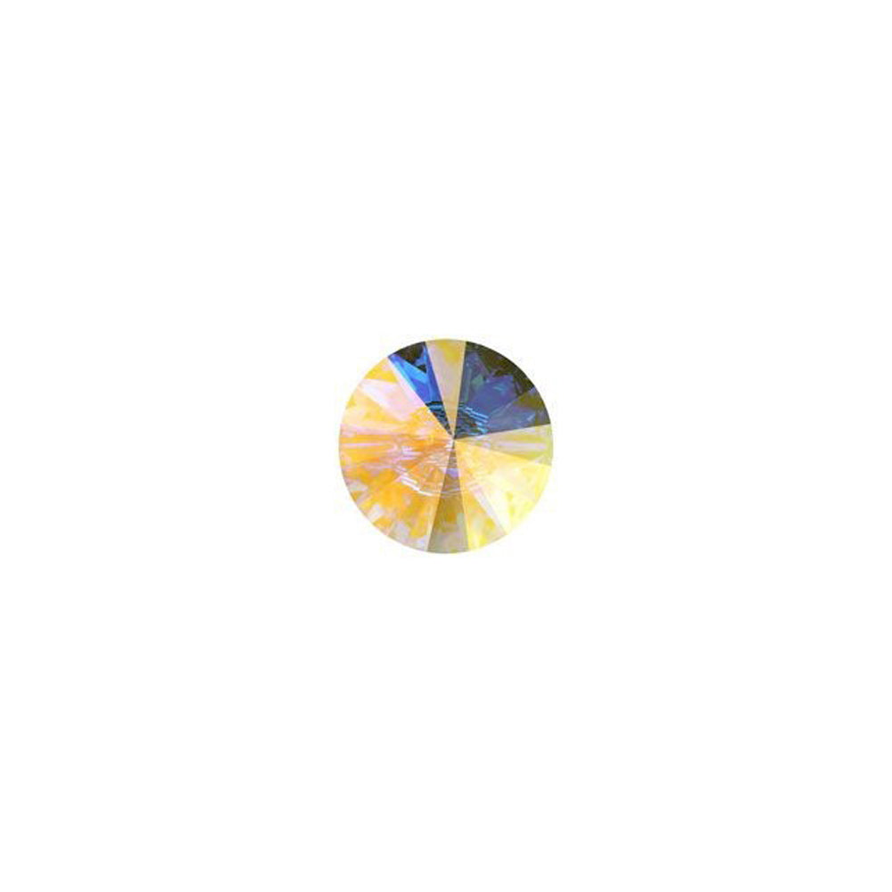 PRESTIGE Crystal, #3015 Rivoli Button 10mm, Crystal AB (1 Piece)
