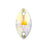 PRESTIGE Crystal, #3223 Navette Sew-On Stone 18mm, Crystal AB (1 Piece)