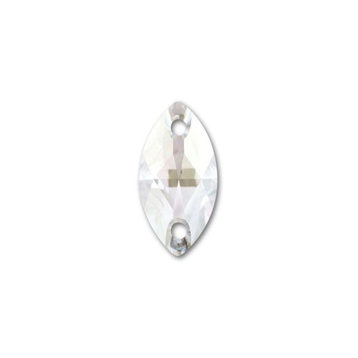 PRESTIGE Crystal, #3223 Navette Sew-On Stone 12mm, Crystal (1 Piece)