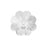 PRESTIGE Crystal, #3700 Swarovski Margarita Flower Bead 12mm, Crystal (1 Piece)