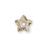 PRESTIGE Crystal, #3754 Star Flower Bead 7mm, Crystal Golden Shadow (1 Piece)