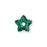 PRESTIGE Crystal, #3754 Star Flower Bead 7mm, Emerald (1 Piece)