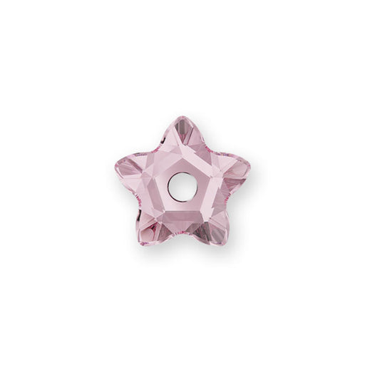 PRESTIGE Crystal, #3754 Star Flower Bead 7mm, Light Rose (1 Piece)