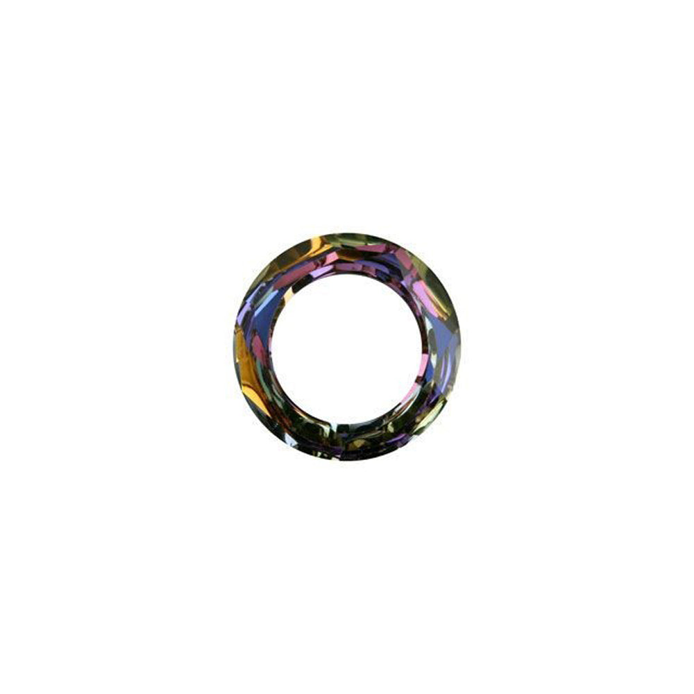PRESTIGE Crystal, #4139 Swarovski Ring Fancy Stone 14mm, Crystal Volcano (1 Piece)