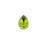 PRESTIGE Crystal, #4320 Pear Fancy Stone 18mm, Olivine (1 Piece)