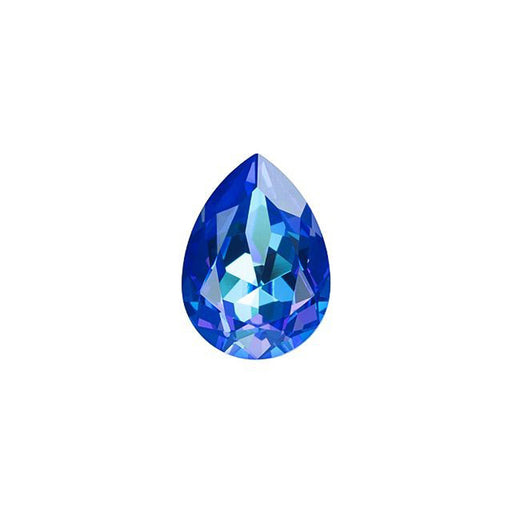 PRESTIGE Crystal, #4320 Pear Fancy Stone 14mm, Royal Blue LacquerPRO DeLite (1 Piece)