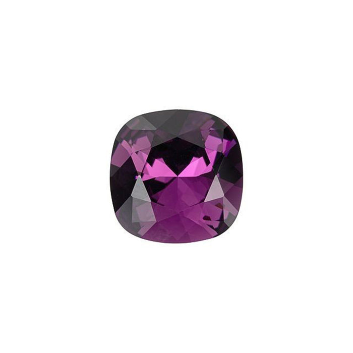 PRESTIGE Crystal, #4470 Cushion Fancy Stone 10mm, Amethyst (1 Piece)