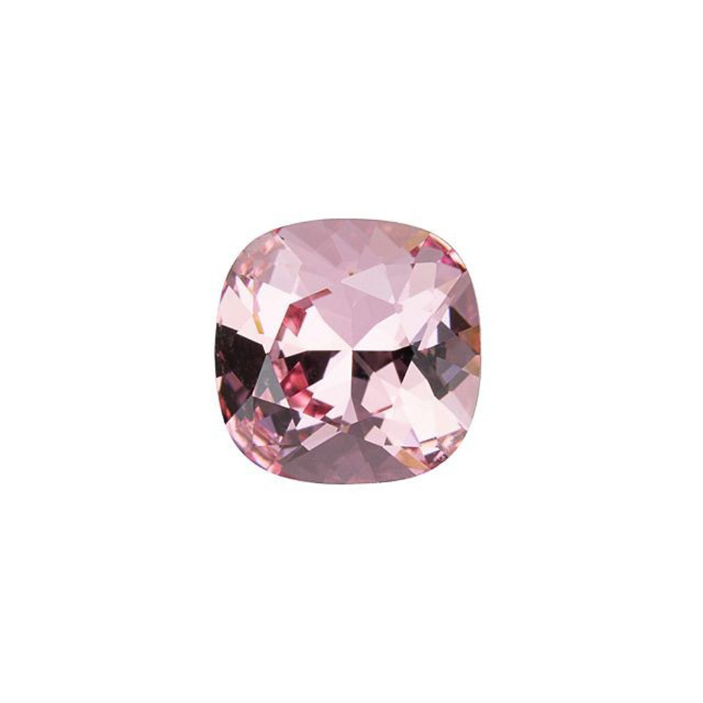 PRESTIGE Crystal, #4470 Cushion Fancy Stone 10mm, Light Rose (1 Piece)