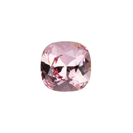 PRESTIGE Crystal, #4470 Cushion Fancy Stone 10mm, Light Rose (1 Piece)
