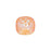 PRESTIGE Crystal, #4470 Cushion Fancy Stone 10mm, Peach DeLite LacquerPRO (1 Piece)