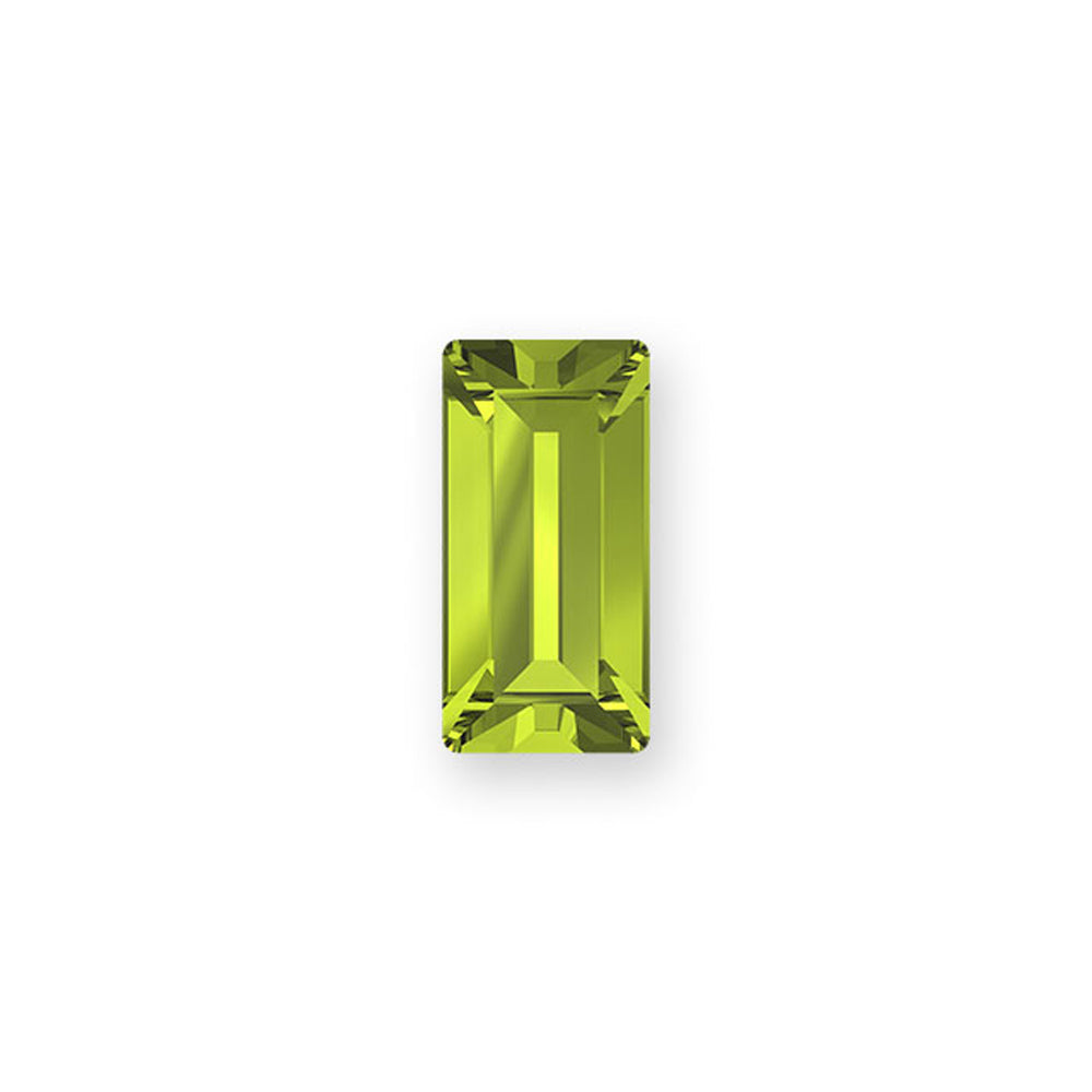 PRESTIGE 4501 5 X 2.5mm Baguette Fancy Stone Citrus Green