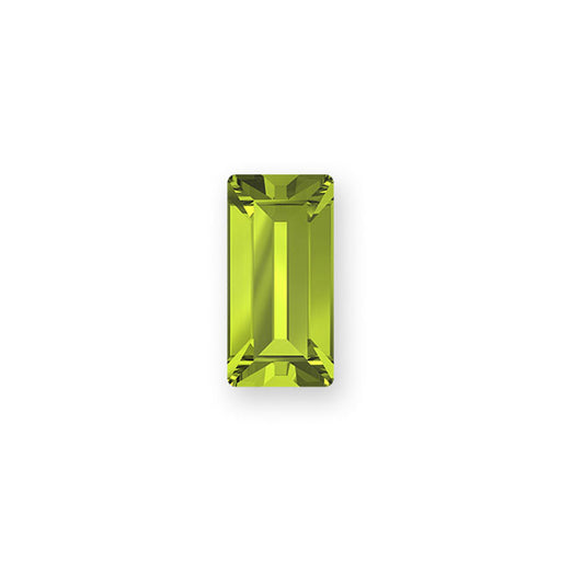 PRESTIGE 4501 5 X 2.5mm Baguette Fancy Stone Citrus Green