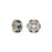 PRESTIGE Crystal, #4720 Transparent Plastic Rondelle Spacer Bead 5.5mm/PP14, Jet Crystal