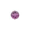 Swarovski® Crystal  Crystal, #5000 Swarovski Round Bead 6mm, Amethyst (1 Piece)