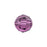 PRESTIGE Crystal, #5000 Round Bead 8mm, Amethyst (1 Piece)
