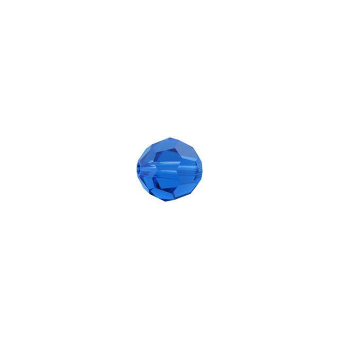 PRESTIGE Crystal, #5000 Swarovski Round Bead 4mm, Capri Blue (1 Piece)