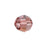 PRESTIGE Crystal, #5000 Round Bead Faceted, Blush Rose (1 Piece)