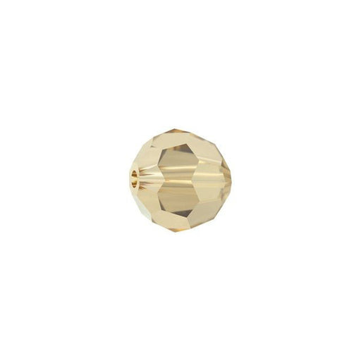 PRESTIGE Crystal, #5000 Round Bead 6mm, Crystal Golden Shadow (1 Piece)