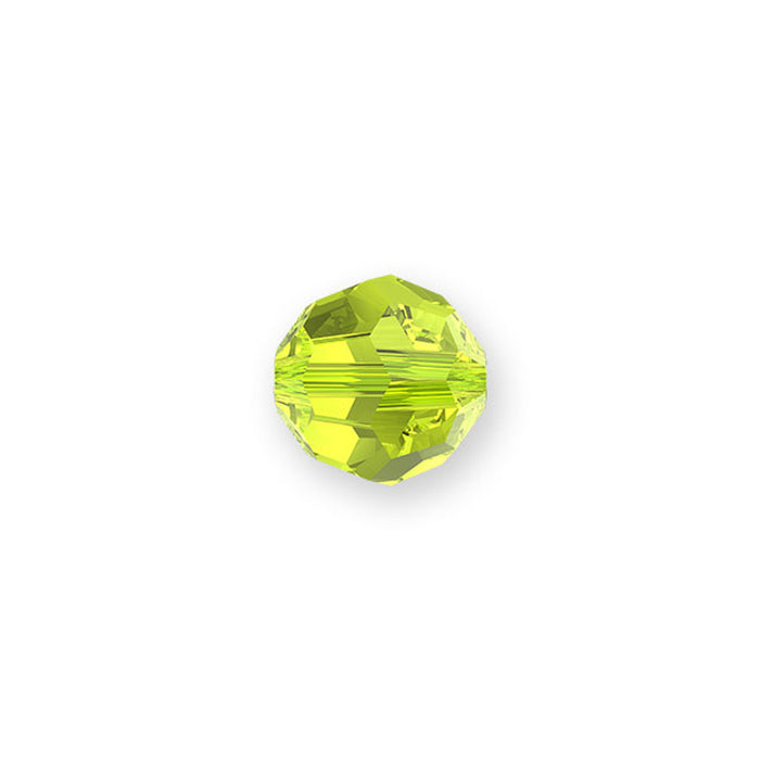 PRESTIGE Crystal, #5000 Round Bead 8mm, Citrus Green (1 Piece)