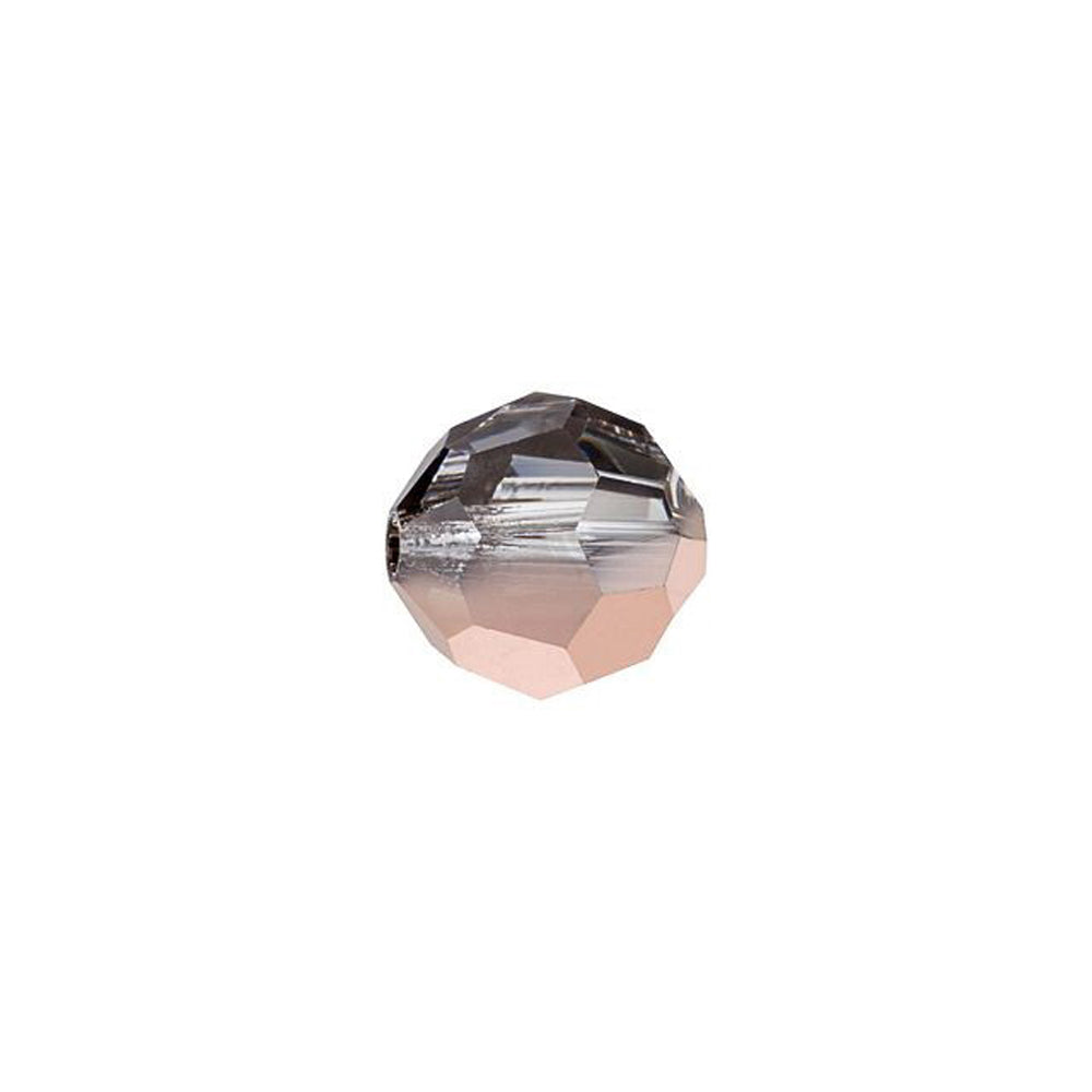 PRESTIGE Crystal, #5000 Swarovski Round Bead 6mm, Crystal Rose Gold (1 Piece)