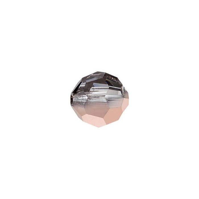 PRESTIGE Crystal, #5000 Swarovski Round Bead 6mm, Crystal Rose Gold (1 Piece)