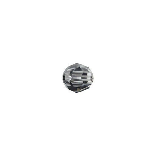 PRESTIGE Crystal, #5000 Round Bead 4mm, Crystal Silver Night (1 Piece)