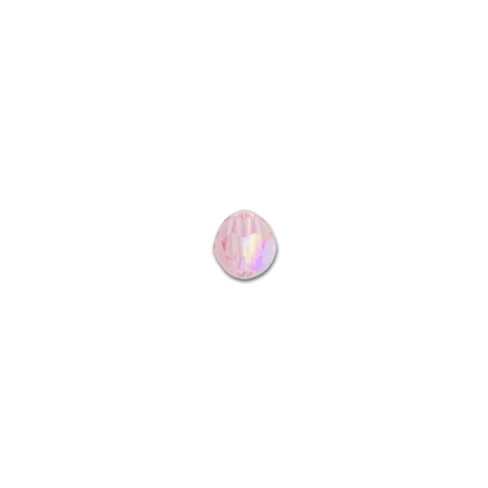 PRESTIGE Crystal, #5000 Round Bead 4mm, Light Rose Shimmer (1 Piece)