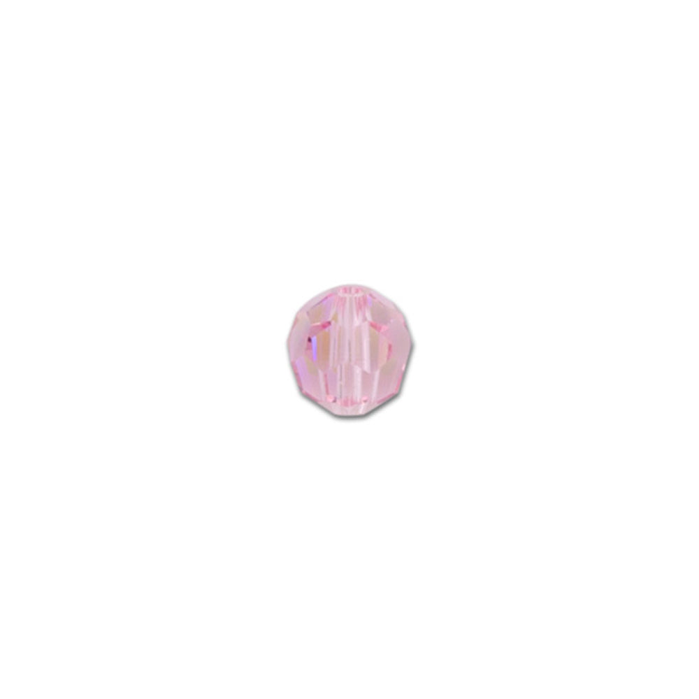 PRESTIGE Crystal, #5000 Round Bead 6mm, Light Rose Shimmer (1 Piece)