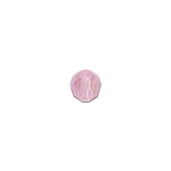 PRESTIGE Crystal, #5000 Round Bead 6mm, Light Rose Shimmer (1 Piece)