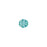 PRESTIGE Crystal, #5000 Round Bead 4mm, Light Turquoise (1 Piece)
