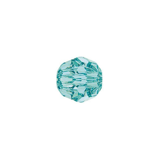 PRESTIGE Crystal, #5000 Swarovski Round Bead 6mm, Light Turquoise (1 Piece)