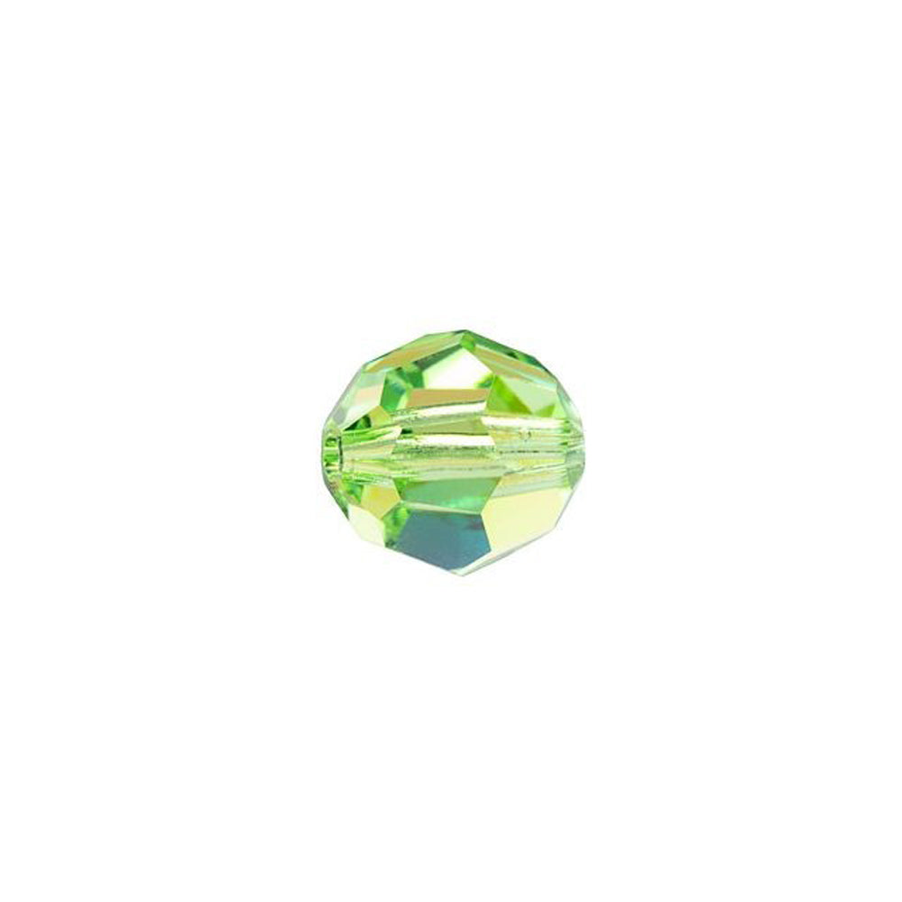 PRESTIGE Crystal, #5000 Round Bead 6mm, Peridot Shimmer (1 Piece)