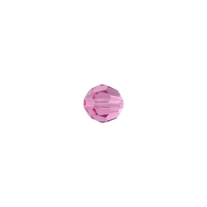 PRESTIGE Crystal, #5000 Swarovski Round Bead 4mm, Rose (1 Piece)