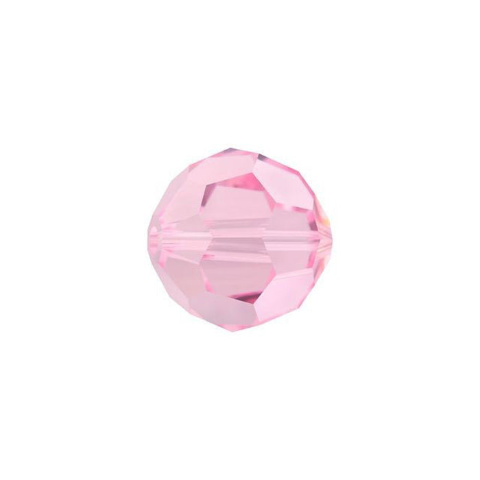 PRESTIGE Crystal, #5000 Round Bead 8mm, Light Rose (1 Piece)