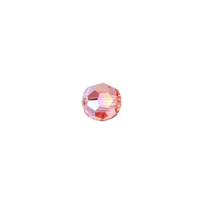PRESTIGE Crystal, #5000 Round Bead 4mm, Peach Shimmer (1 Piece)
