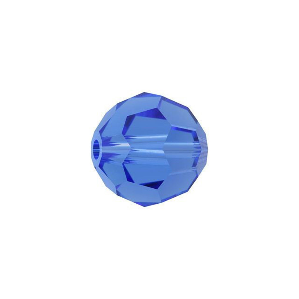 PRESTIGE Crystal, #5000 Swarovski Round Bead 8mm, Sapphire (1 Piece)