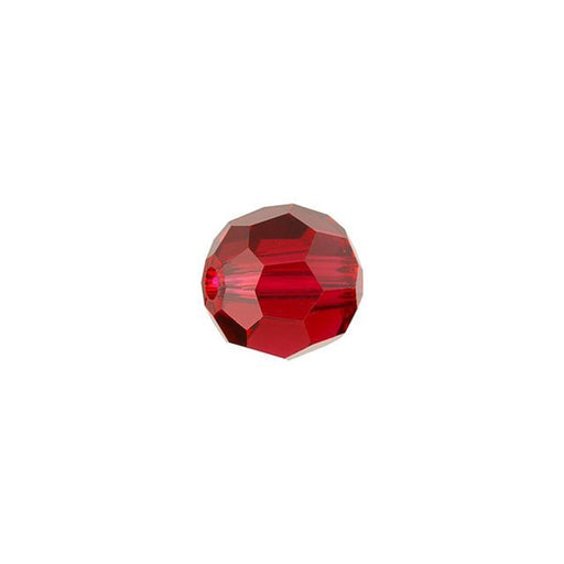 PRESTIGE Crystal, #5000 Swarovski Round Bead 6mm, Scarlet (1 Piece)