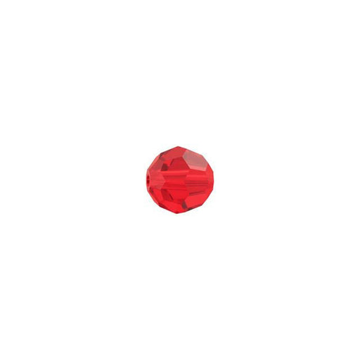 PRESTIGE Crystal, #5000 Round Bead 4mm, Light Siam (1 Piece)