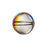 PRESTIGE Crystal, #5028 Round Globe Bead 8mm, Crystal AB (1 Piece)