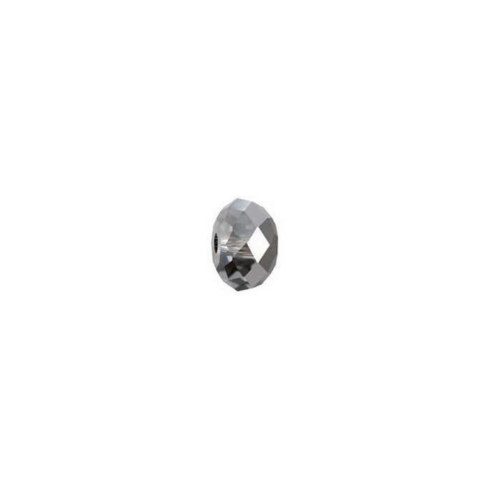 PRESTIGE Crystal, #5040 Briolette Bead 6mm, Crystal Silver Night (1 Piece)