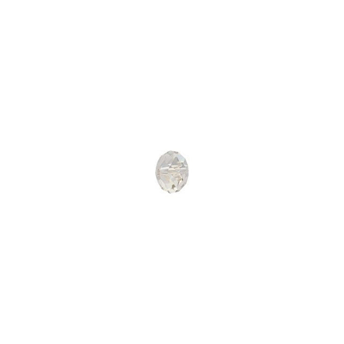 PRESTIGE Crystal, #5040 Swarovski Briolette Bead 4mm, Crystal Silver Shade (1 Piece)
