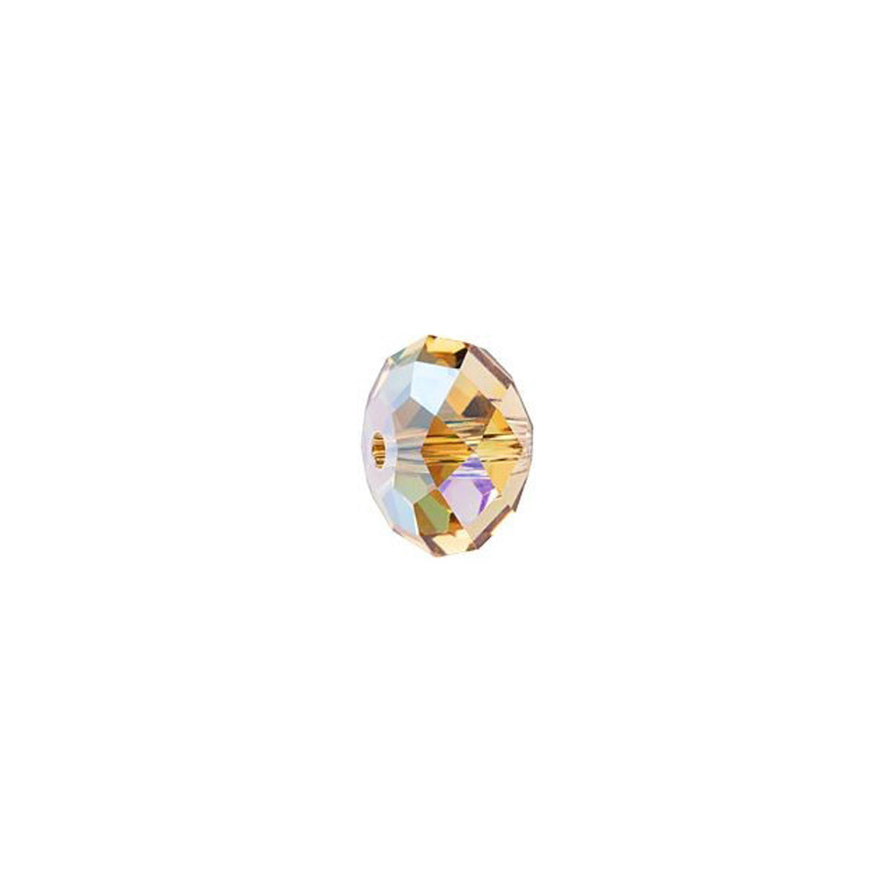 PRESTIGE Crystal, #5040 Briolette Bead 8mm, Light Colorado Topaz Shimmer 2X (1 Piece)