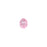 PRESTIGE Crystal, #5040 Briolette Bead 6mm, Light Rose (1 Piece)