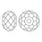 PRESTIGE Crystal, #5040 Briolette Bead 6mm, Light Rose (1 Piece)