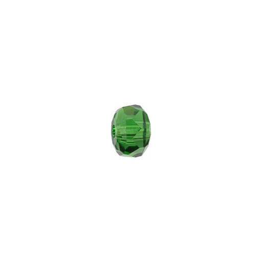 PRESTIGE Crystal, #5045 Rondelle Bead 4mm, Dark Moss Green (1 Piece)