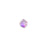 PRESTIGE Crystal, #5328 Bicone Bead 4mm, Light Amethyst Shimmer 2X (1 Piece)