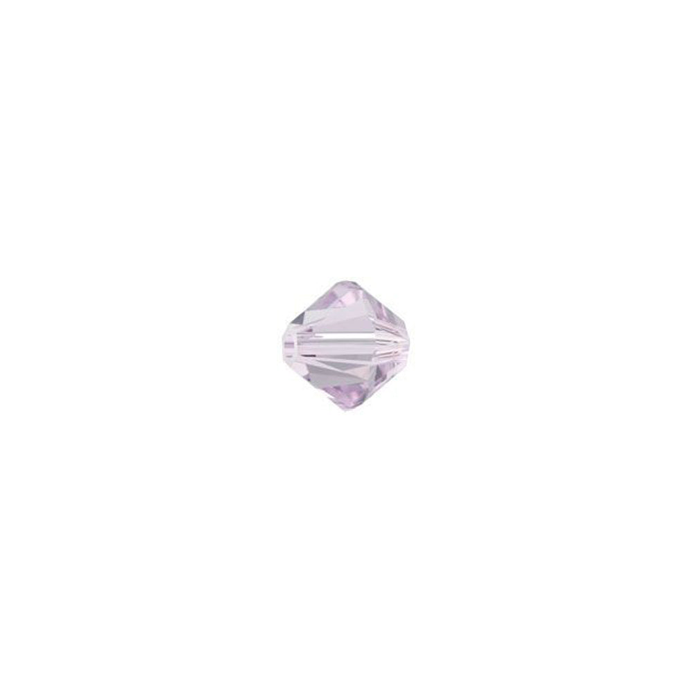 PRESTIGE Crystal, #5328 Bicone Bead 4mm, Light Amethyst (1 Piece)