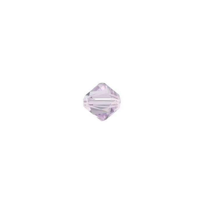 PRESTIGE Crystal, #5328 Bicone Bead 4mm, Light Amethyst (1 Piece)