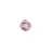 PRESTIGE Crystal, #5328 Bicone Bead 5mm, Light Amethyst Shimmer (1 Piece)
